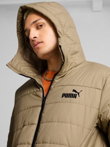 Puma Erkek Mont ESS Hooded Padded Koyu Sarı - 84893867