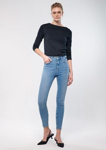 Mavi Serenay Yıkamalı Gold Shape Jean Pantolon-M100980-80533