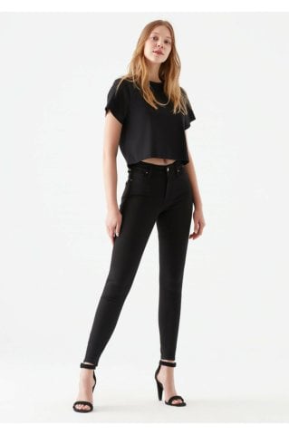 Mavi Kadın Alissa Gold Nights Siyah Jean Pantolon 1067822002