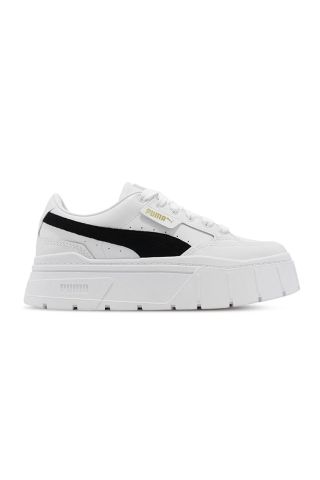 Puma Mayze Stack Kadın Spor Ayakkabı 38436304-Beyaz Siyah