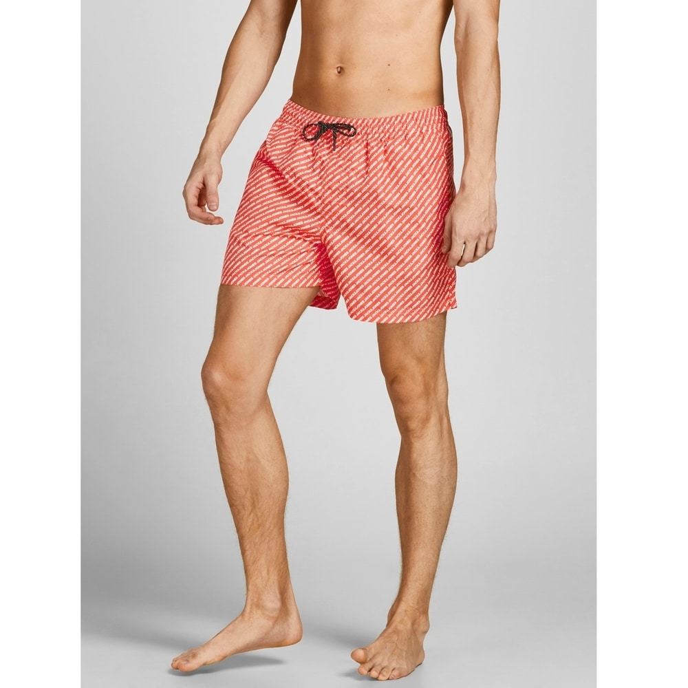 Jack&Jones Cerete Erkek Havuz Şortu-Kırmızı-12202958