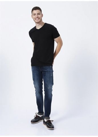 Bad Bear Xavıer Jeans Erkek Kot Pantolon Koyu Mavi-22.01.70.004