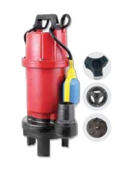 QDX15-7-1.1F Öğütücülü Drenaj Pompası 1,5 HP Monofaze