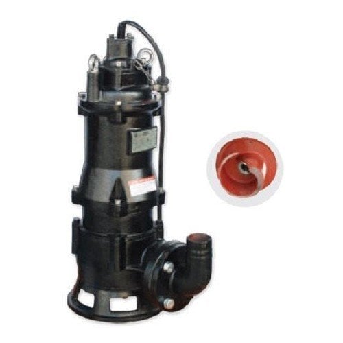 80C 21,5 Parçalıyıcılı Atık Su Pompası 2 HP Trifaze