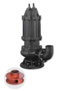 150 WQ 130-15-11 Parçalıyıcılı Atık Su Pompası 15 HP Trifaze