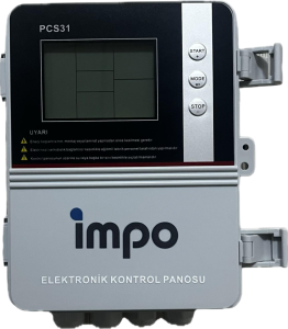 PCS31  7,5 HP-10 HP (5,5-7,5 Kw) Trifaze Elektronik Pano Tekli