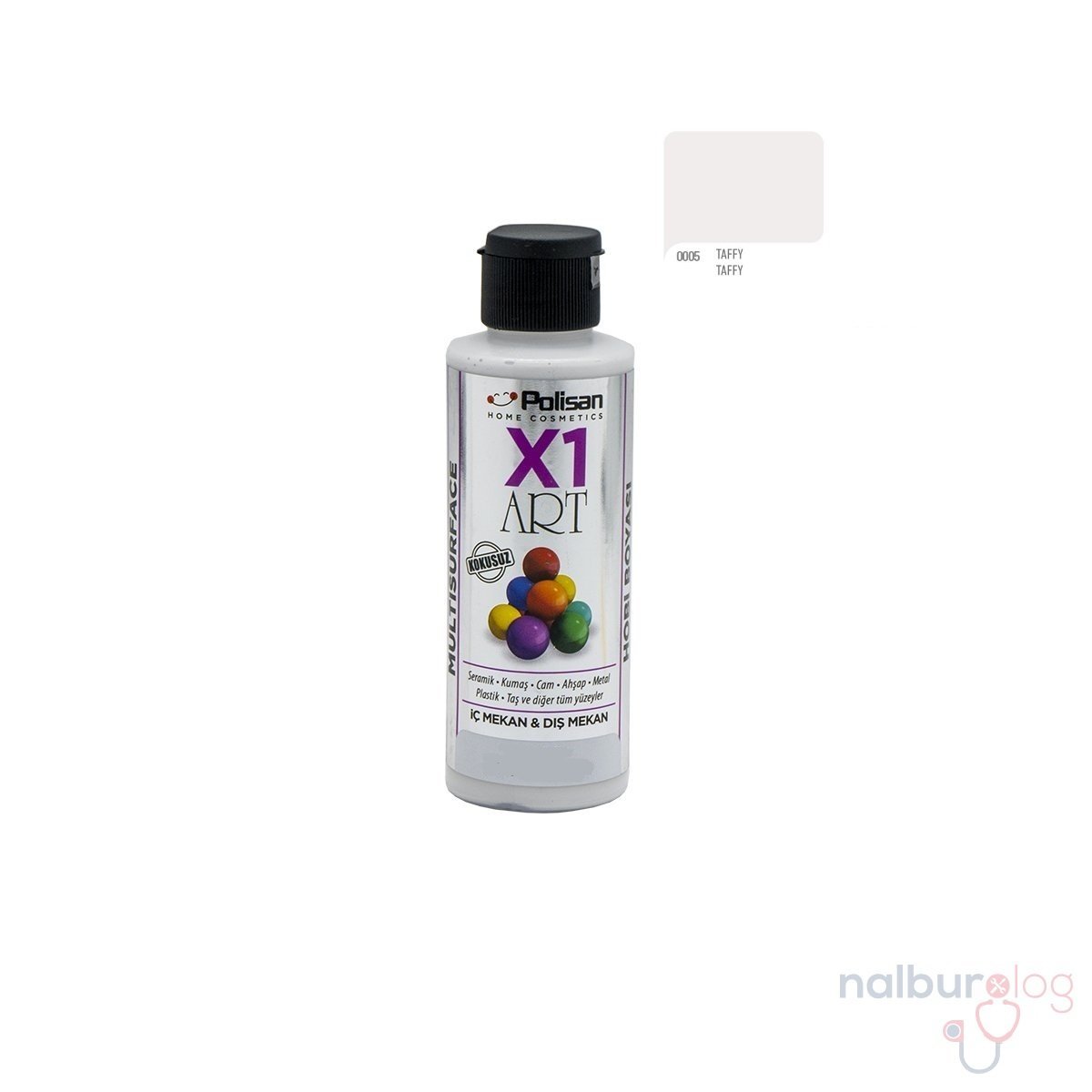 Polisan X1ART Multisurface Hobi Boyası 120ml - 0005 Taffy