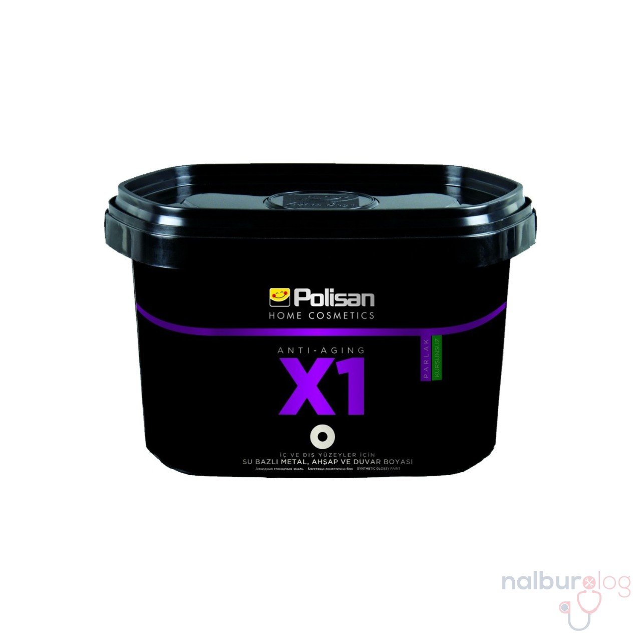 Polisan X1 Anti Aging Kokusuz Parlak Beyaz 0.75 Lt. (1Kg.)