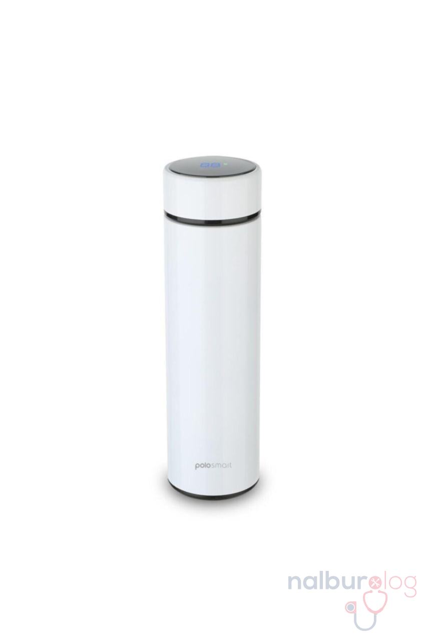 Polosmart Psh02 Led Göstergeli Dijital Termos BEYAZ