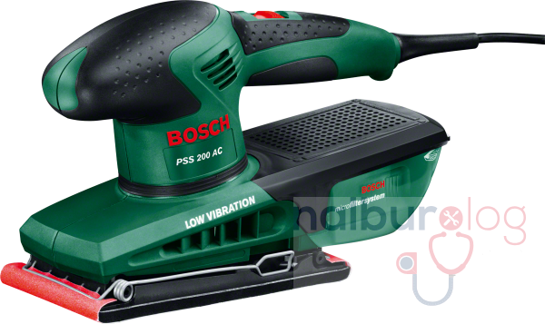 Bosch PSS 200 AC Titreşimli Zımpara Makinası 92x188mm