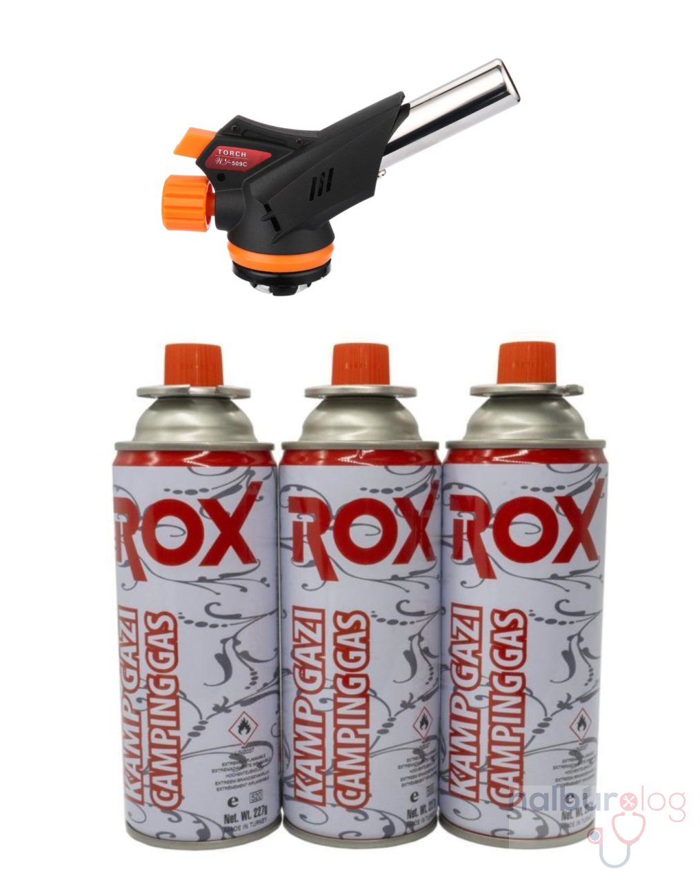 TIGER KING WS-509C Torch Kamp Pürmüz Seti (3 Adet Kartuş Hediyeli)