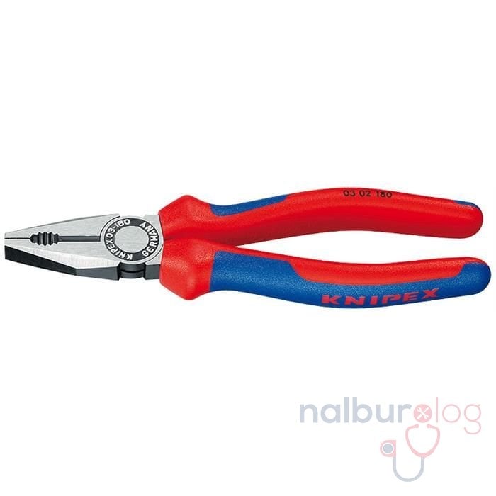 KNIPEX 03 02 180 Kombine Pense 180 mm