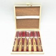 ROX WOOD 6 PARÇA AHŞAP OYMA SETİ (AHŞAP KUTULU)