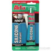 AKFİX genel amaçlı şeffaf tüp silikon 50 ml.