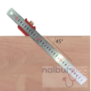 Rox Wood 0162 Alüminyum Cetvel Tutucu Gönye 45°- 90°