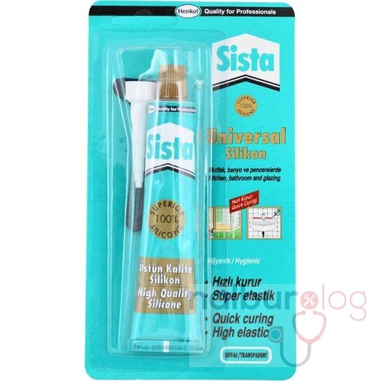Sista Üniversal Silikon Tüp 50 Gr. Beyaz