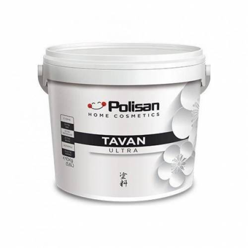Polisan Natura Tavan Boyası Beyaz 17.5 Kg.