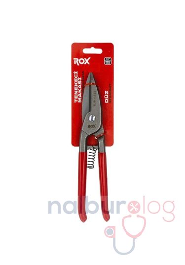 Rox 0251 Sac Kesme Makası Yaylı 10'' 250mm (Düz Kesim)