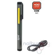 Rox 0231 Alüminyum Kalem Tip Mıknatıslı Şarjlı Fener 400 Lümen