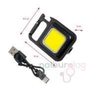 Rox 0229 Outdoor Anahtarlık Şarjlı Led Fener 350 Lümen