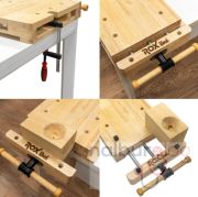 Rox Wood 0274 Tezgah Üzeri Mengeneli Ahşap Çalışma Tezgahı