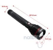 Rox 0209 Şarjlı Led El Feneri 10000 Lümen