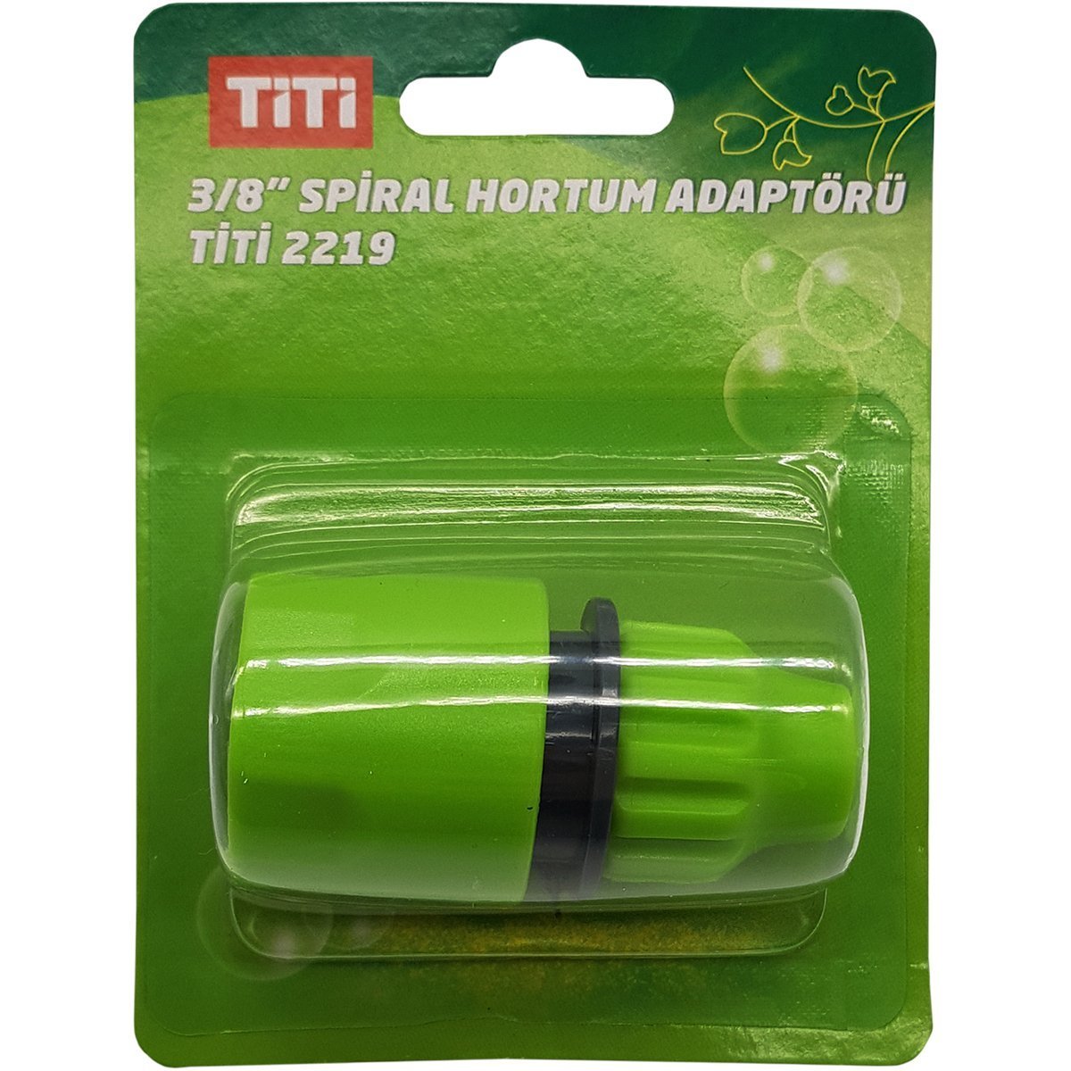 TİTİ 2219 Spiral Hortum Adaptörü 3/8''