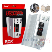 Rox 0288 Seramik İçin Alüminyum 45° Açılı Gönye Kesme Aparatı