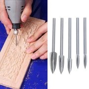 Rox Wood 0063 Gravür Ahşap Oyma Seti Dremel Uyumlu 5 Parça