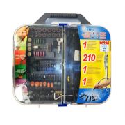 LOTUS 210 - 210 Parçalı Mini Matkap Hobi Seti (Plastik Kutulu)