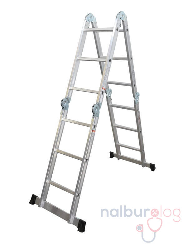 SARAYLI 4*3 AKROBAT ÇOK AMAÇLI MERDİVEN (95X4=380 CM)