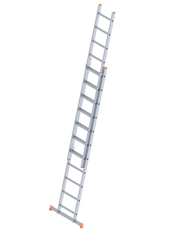 SARAYLI 2*11 Sürgülü Endüstriyel Merdiven (301x2=602 CM)