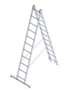 SARAYLI 2*11 A Tipi Endüstriyel Merdiven  (301x2=602 CM)