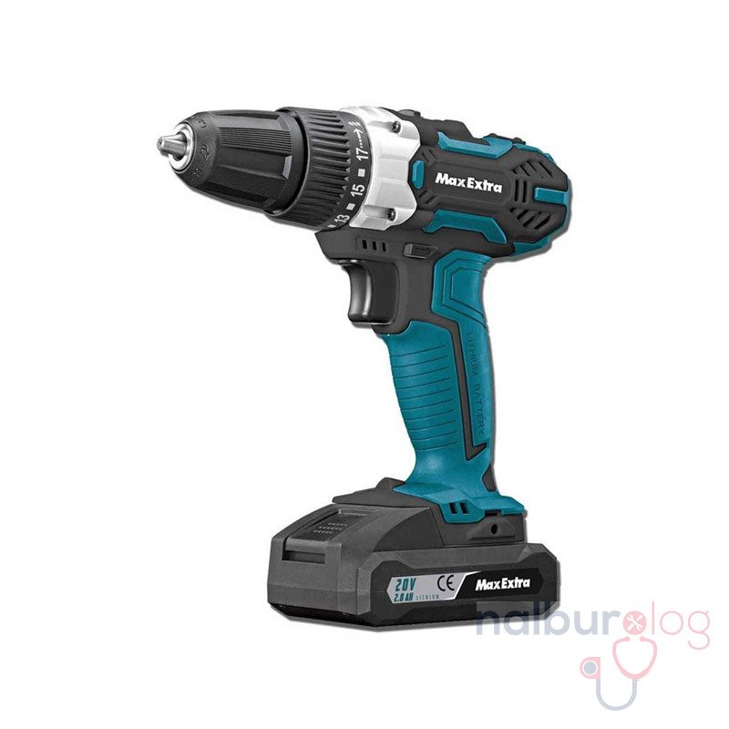Max-Extra MXP2050D 20V 2.0Ah Darbeli Akülü Matkap