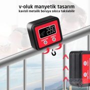 Rox Wood 0095 Dijital Mıknatıslı Açı Ölçer
