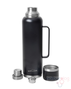 NURGAZ NG 164 Campout Çift Katmanlı Termos Siyah 1500 ml