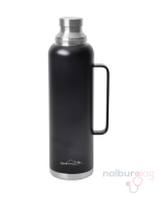 NURGAZ NG 164 Campout Çift Katmanlı Termos Siyah 1500 ml