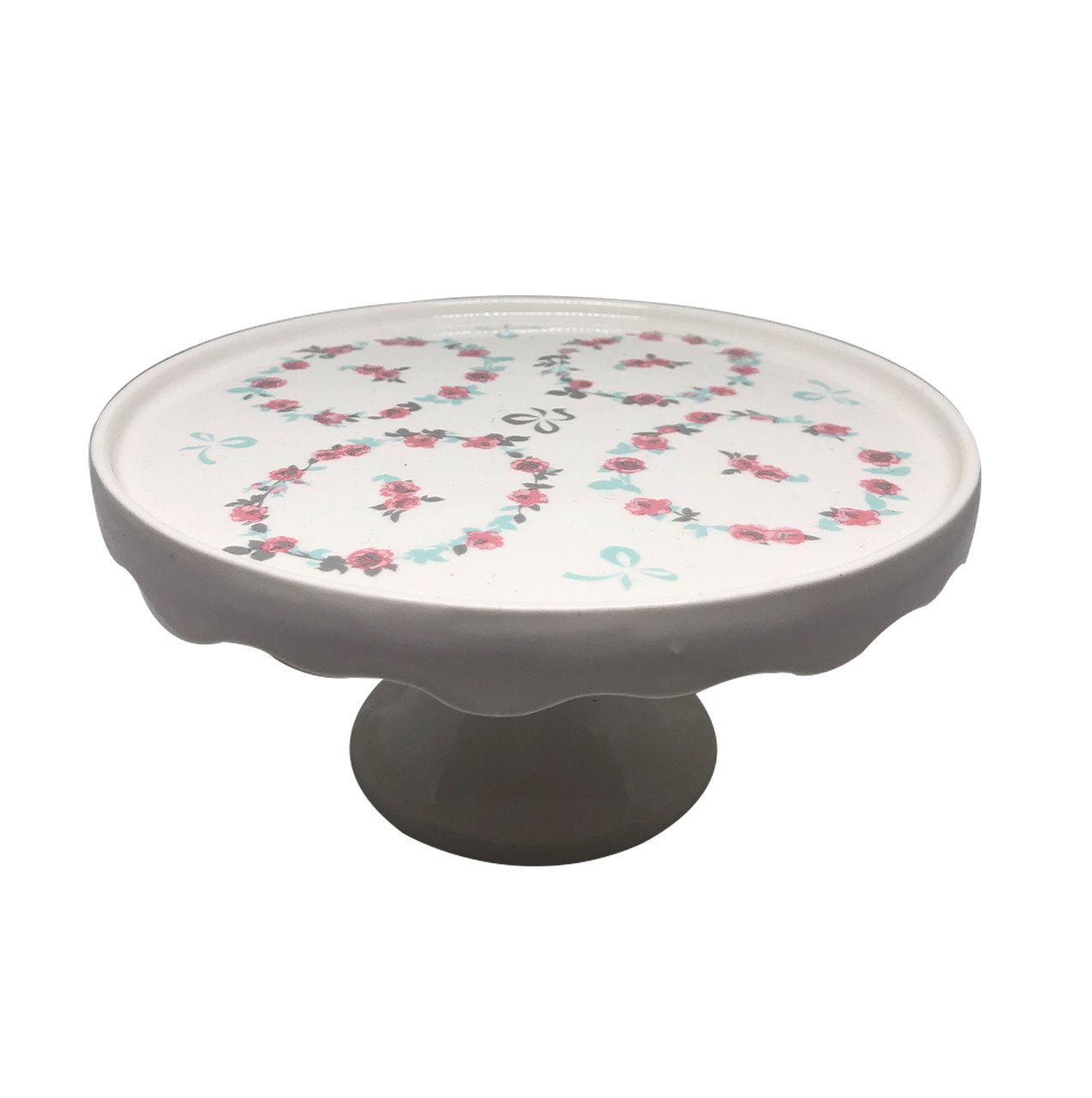 Mini Gül Desenli Kek Stand