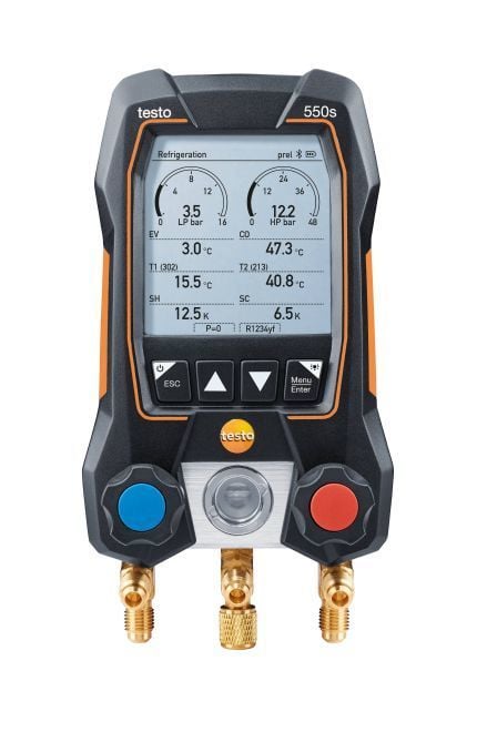 testo 550s Akıllı Dijital Manifold Seti