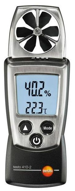 testo 410-2 cep tipi pervane hava hızı ölçer, anemometre