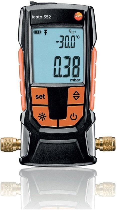 testo 552 Bluetoothlu vakum ölçüm cihazı