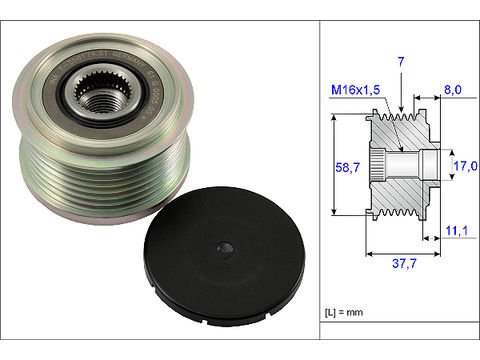 ALTERNATÖR KASNAĞI FORD TRANSİT V347 2,4 3,2 BOXER JUMPER III