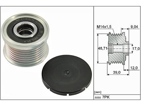ALTERNATÖR KASNAK BMW E81 87 88 90 91 92 93