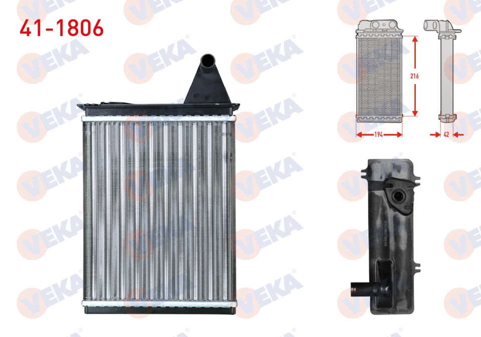 KALORIFER RADYATORU MEKANIK FIAT PALIO (178BX) (178DX) 1.2İ 16V 1996-2005 | 7078698
