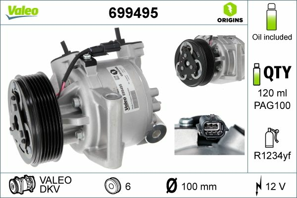 KLİMA KOMPRESÖRÜ NISSAN MICRA 1.5 DCI 17- DACIA DUSTER SANDERO LOGAN 1.5 DCI 18- 926005154R