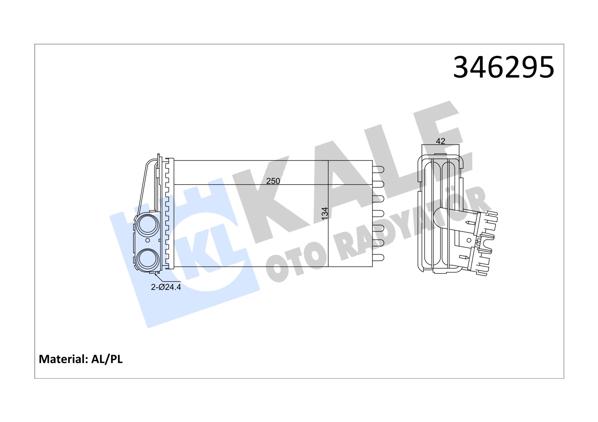 KALORİFER RADYATÖRÜ PEUGEOT 307 | 307 CC | 307 SW
