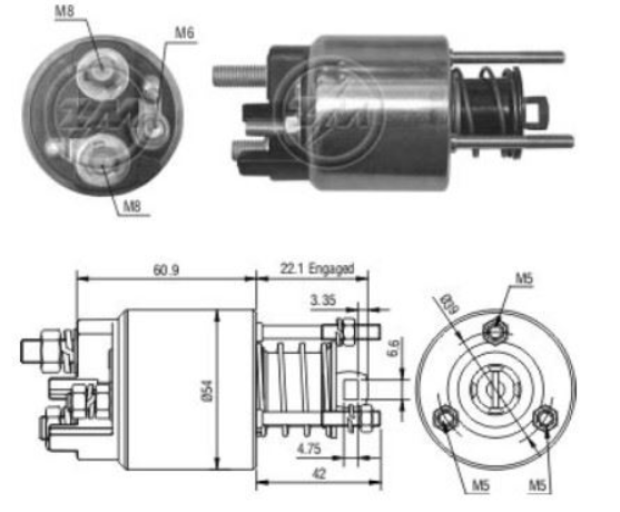 MARŞ OTOMATİĞİ 12V FORD ESCORT 1,8 FIESTA 0,9,1,0,1,3 MAZDA 121 1,3I FIAT PALIO DOGAN SLX - 63602409 - SSL5004