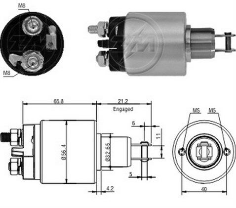 MARŞ OTOMATİĞİ ISKRA TİPİ 12V FİAT DUCATO UNO RENAULT PEUGEOT  UZUN PİSTON