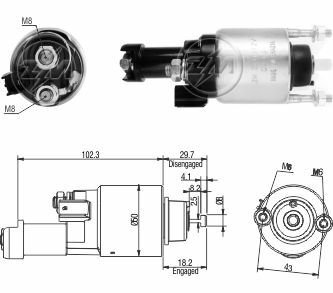 MARŞ OTOMATİĞİ 12V HONDA CIVIC 1,8L 2,0 2006 2011