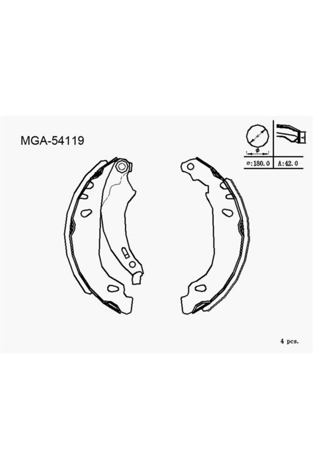 FREN BALATASI ARKA KAMPANA CLIO II SYMBOL KANGOO 98-08 LOGAN SANDERO 04-12 | 7701205778